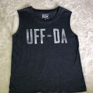 Uff da tank top